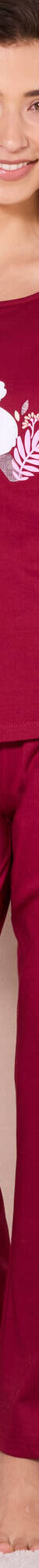 Pyjama manches longues motif "koala" (cerise) Pyjama manches longues motif "koala" (cerise)
